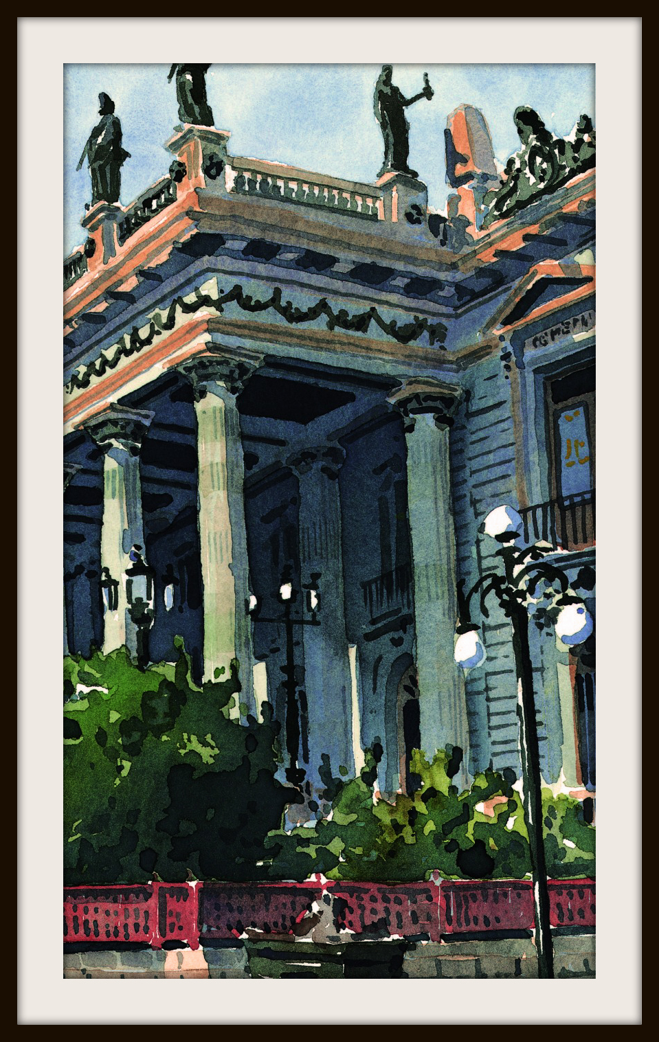 Teatro Juárez, Guanajuato (detalle)